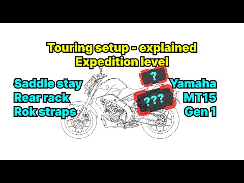 Yamaha MT15 expedition ready touring setup explained