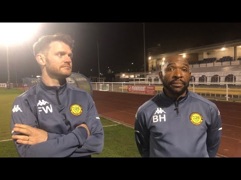 Enfield Town 3-1 Merstham | Frank Wilson & Barry Hayles Interview