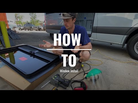 HOW TO Install CR Laurence Windows in a 2020 Mercedes Sprinter 4x4 | Rossmönster Vans