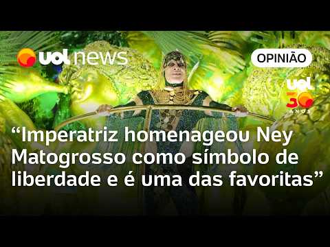 Imperatriz Leopoldinense fez desfile emocionante sobre Ney Matogrosso e é uma das favoritas; análise