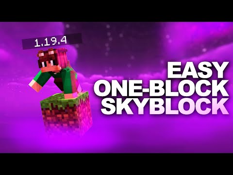 HOW TO INSTALL OneBlock SKY BLOCK Map for Minecraft 1.19.4 ! Download and Play