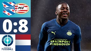 3 Tore in 4 Minuten! PSV glänzt & feiert Quasi-Meisterschaft | SC Heerenveen - PSV Eindhoven