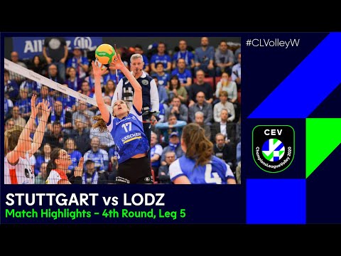 #CLVolleyW | Allianz MTV STUTTGART vs ŁKS Commercecon ŁÓDŹ - Match Highlights