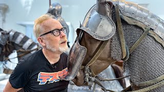 Adam Marvels Over REAL Medieval Horse Armor! (at @metmuseum)
