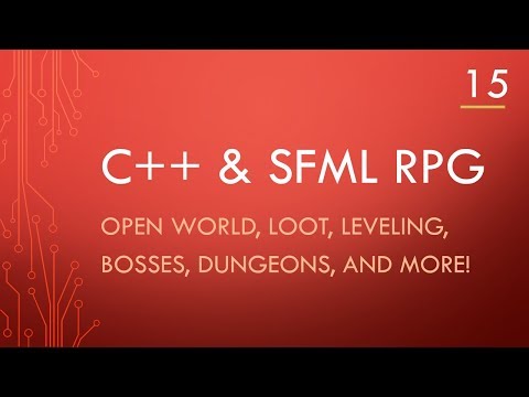 C SFML | Open World RPG 15 | Working buttons