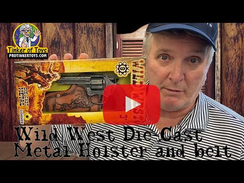 Wild West Die-Cast Metal Holster and belt | 0201 | 201/0 | Gonher