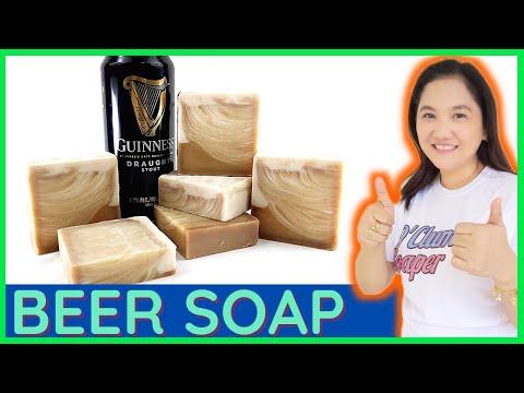 Cold Process Beer Soap Making for beginners | How to make beer soap at home