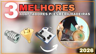 TOP3 Adaptadores e Acessórios para Esmerilhadeira 2026: Disco M14, Guia de Corte 45° ou Broca Cônica