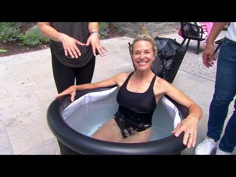 Sharper Image Portable Cold Plunge Ice Bath on QVC