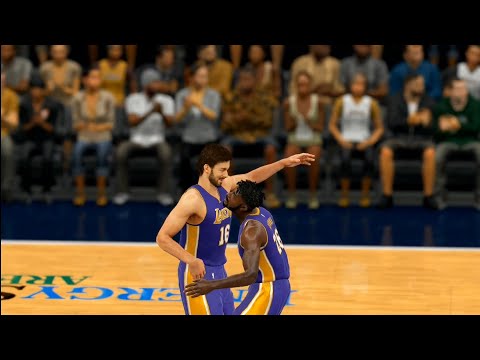 lakers nba 2k16 my league Ep 3 - road game vs Utah jazz