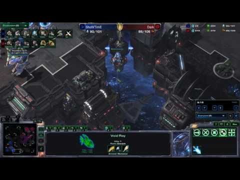 ShoWTimE (P) vs Dark (Z) - Dark's insane bane drop play G2 of a BO5