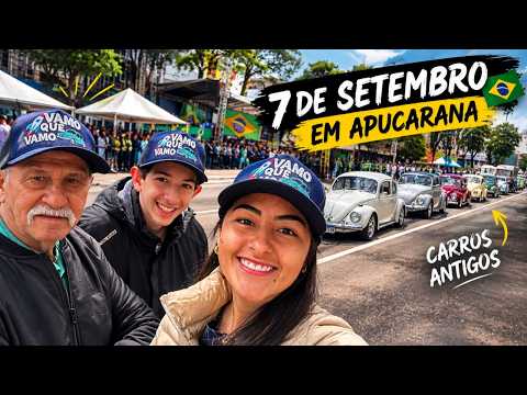 DESFILE DE CARROS ANTIGOS - 7 SETEMBRO EM APUCARANA!