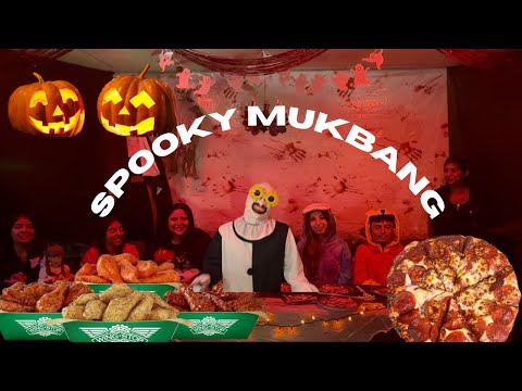 FIRST SCARY MUKBANG!🎃