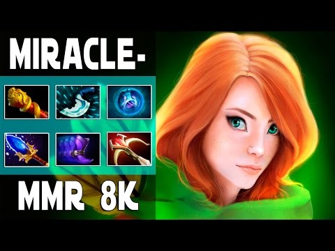 DOTA 2 - MIRACLE WINDRANGER GAMEPLAY - MMR 8K