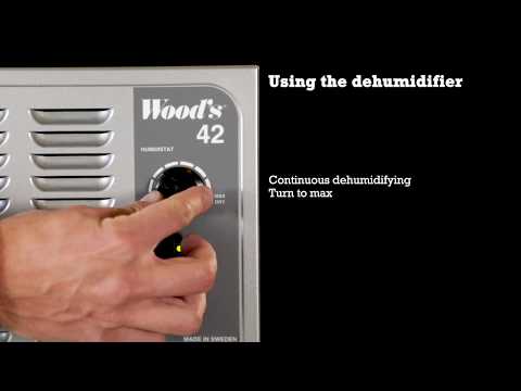 SW42F Oro sausintuvas (Wood's) video