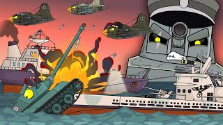 Уничтожить морской караван - Мультики про танки