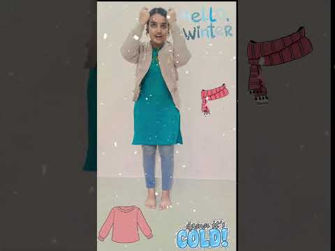 Cold Cold winter #trendingshorts #youtubeshorts #viral #rhymes #kidsfun #kidsrhymeschildrensongs