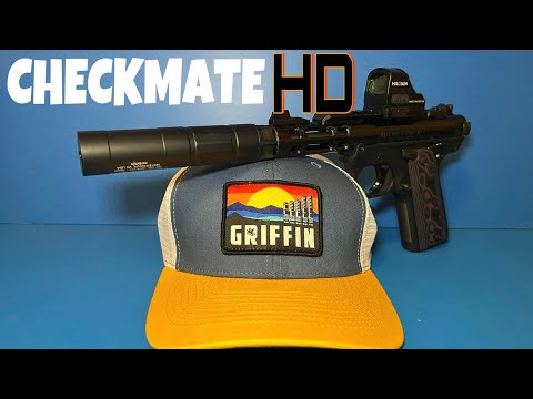 Griffin Armament Checkmate HD - SUPER Quiet .22 Suppressor