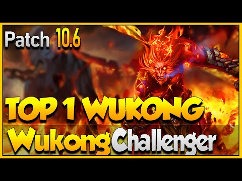 Wukong Rework Top *TOP 1 Wukong* Challenger Patch 10.6 HOW TO PLAY Wukong Top Patch 10.6 LOL