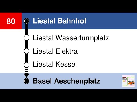 AAGL Ansagen | 80 Liestal Bahnhof - Basel Aeschenplatz | BoJa Ansagen