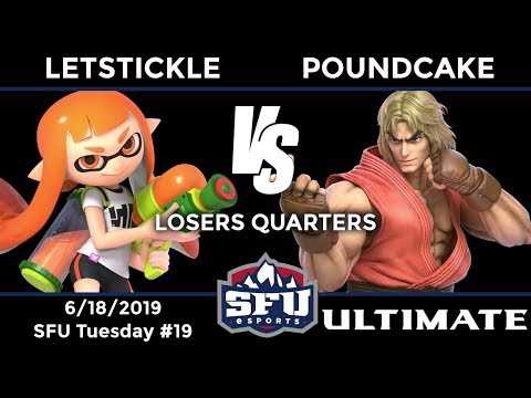 SFU Ultimate #19: LR5 - LetsTickle (Inkling) vs Poundcake (Ken, Snake)