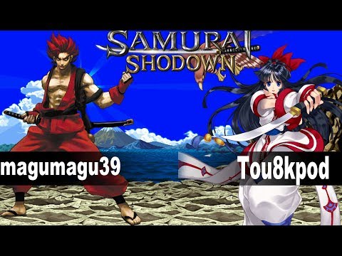 Samsho: magumagu39 (Kazuki) vs Tou8kpod (Nakoruru) Samurai Shodown Online Match