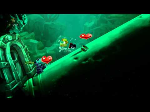 Rayman Legends 100% Walkthrough Part 19 - World 4 - The Mysterious Inflatable Island - All Teensies