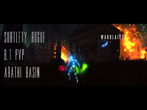 Yessa - Arathi Basin, a PvP Short [8.1 Subtlety Rogue Battleground PvP]