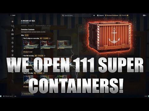 111 SUPER CONTAINERS: 10th YEAR Anniversary CELEBRATION! Do we WIN Big?