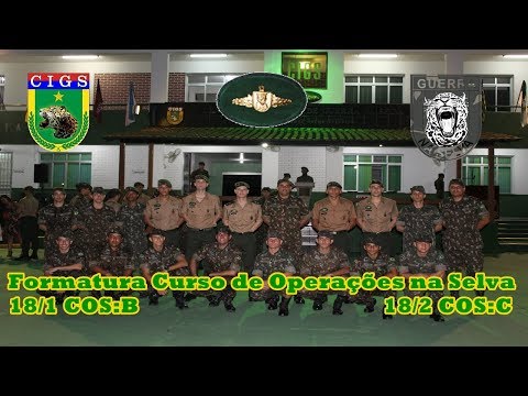 CIGS - Formatura do Curso de Operações de Selva