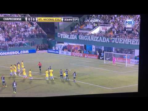 GOL DA CHAPE! Chapecoense 1-0 Atlético Nacional (RECOPA)