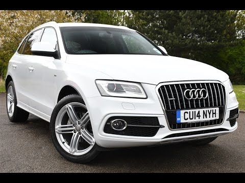 Used Audi Q5 2.0 TDI Quattro S Line Plus 5dr White 2014