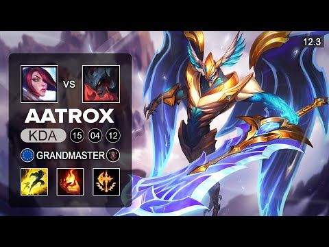 Aatrox Top vs Fiora - EUW Grandmaster - Season 12 Patch 12.3