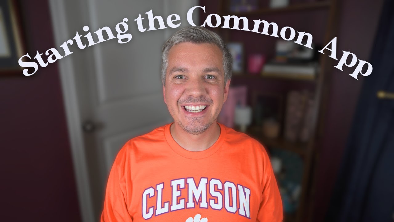 Common Application Walkthrough: Starting the Common App