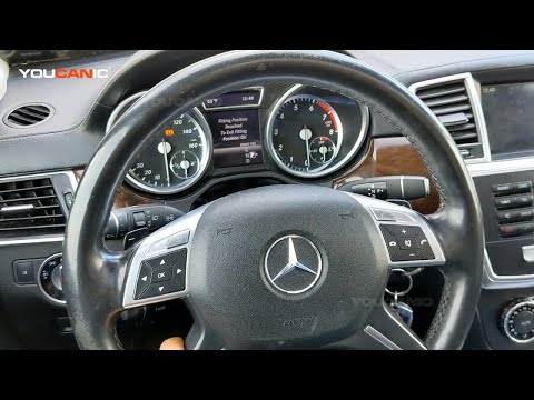 How to Set the Rear Caliper to Service Mode on a Mercedes Benz GL & GLS Class