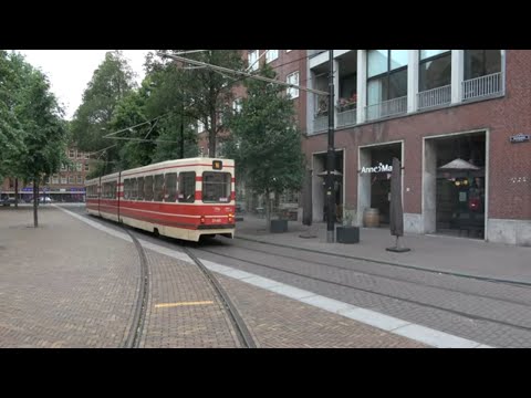 HTM tramlijn 6 Remise Lijsterbes - keerlus Grote Kerk - Den Haag Leyenburg | GTL8 3133 | 2020