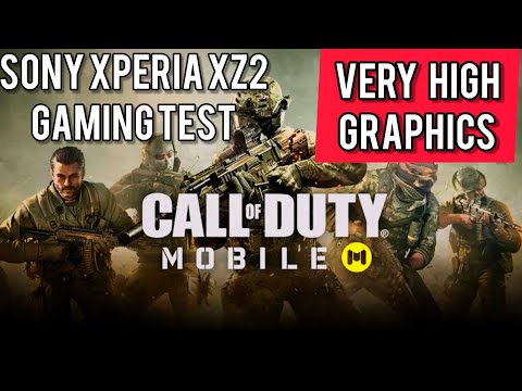 Sony Xperia XZ2 | Call Of Duty MOBILE gameplay test | 720p 60FPS