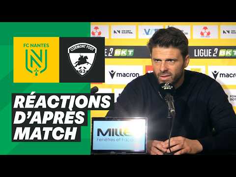 🎥🎙️ [J11] FC Nantes - Clermont Foot : la réaction de Grégory Poirier