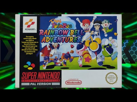 Pop'n Twinbee - Rainbow Bell Adventures. SNES Walkthrough. No commentary guide