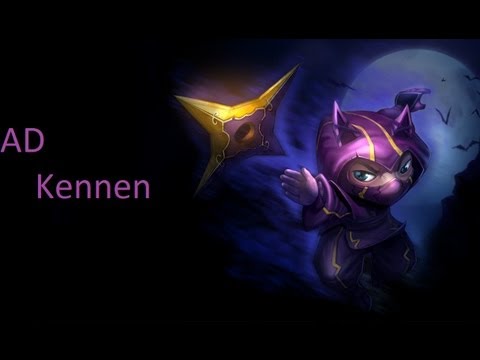Playing LoL Bot lane as Kennen AD with Alistar support.