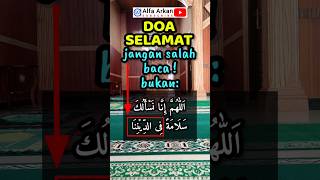 Download lagu BANYAK YANG SALAH saat baca DOA SELAMAT ini #doa #dua #doaselamat mp3