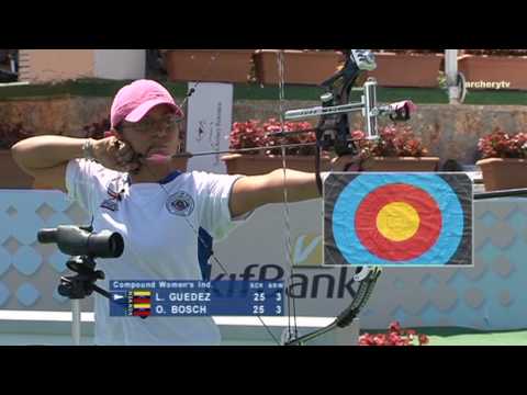 Luzmary Guedez v Olga Bosch – compound women's gold | Antalya 2009 Archery World Cup S3