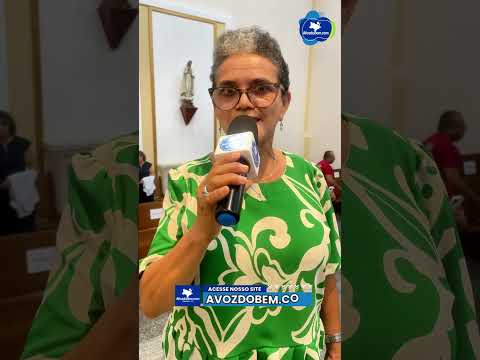 Mais uma entrevista na posse do Padre Breno na Paróquia de Itapiúna #youtubeshorts