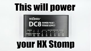 Video thumbnail for Vitoos DC8 can power the HX Stomp by SLÄRP