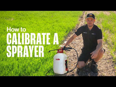 How to Calibrate a Sprayer