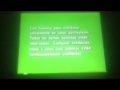 Green Warnings Spanish Version