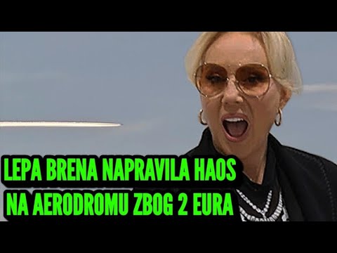 LEPA BRENA NAPRAVILA HAOS NA AERODROMU ZBOG 2 EURA! NEVIĐENA SCENA, PEVAČICA OČITALA BUKVICU PUTNIKU