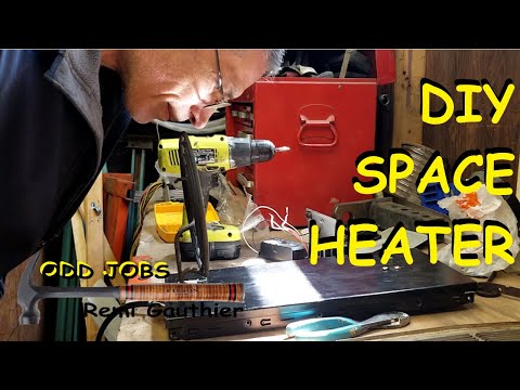 diy space heater with fan blower
