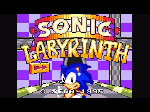 Anbernic RG35XX Gameplay Of Sonic Labyrinth Game Gear.