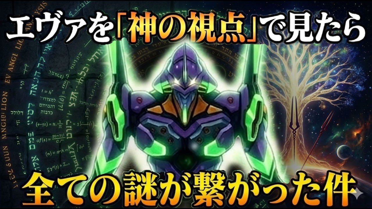 【全ての謎が繋がった】神の視点でエヴァンゲリオンを見たら別アニメだった件を徹底解説